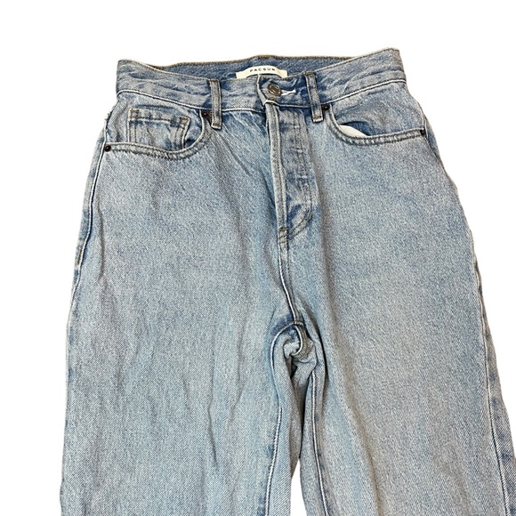 PacSun Light Wash Distressed Straight Leg Jeans Size 23 Women - Picture 8 of 9
